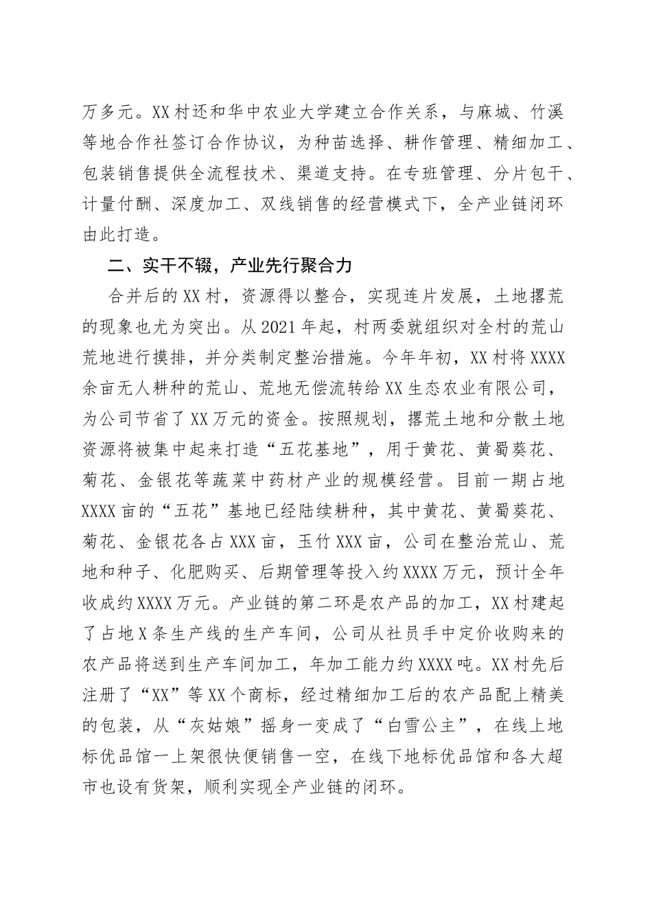 党建引领乡村振兴拉练重点项目情况汇报_第2页