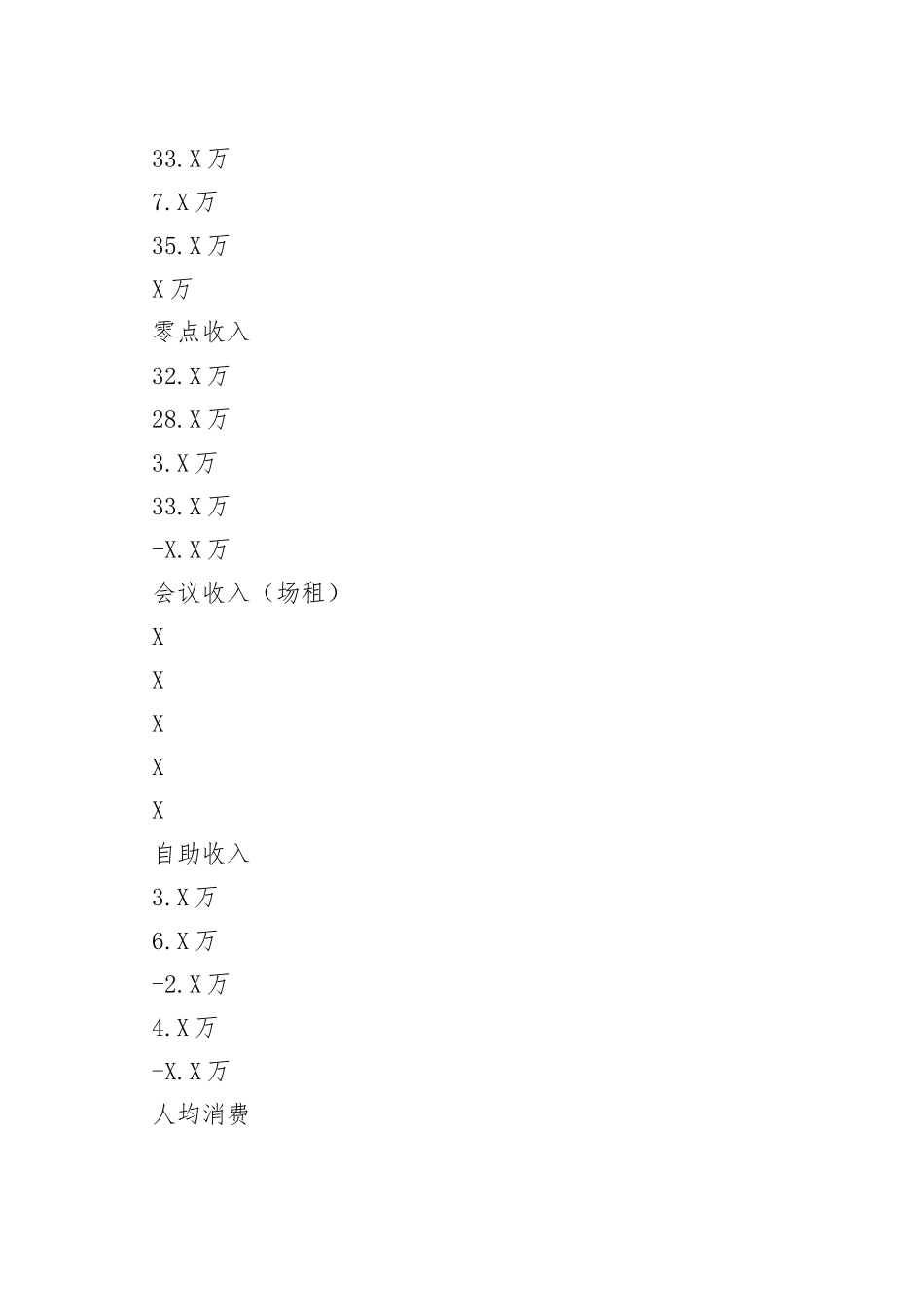 餐饮店线条会汇报内容_第2页