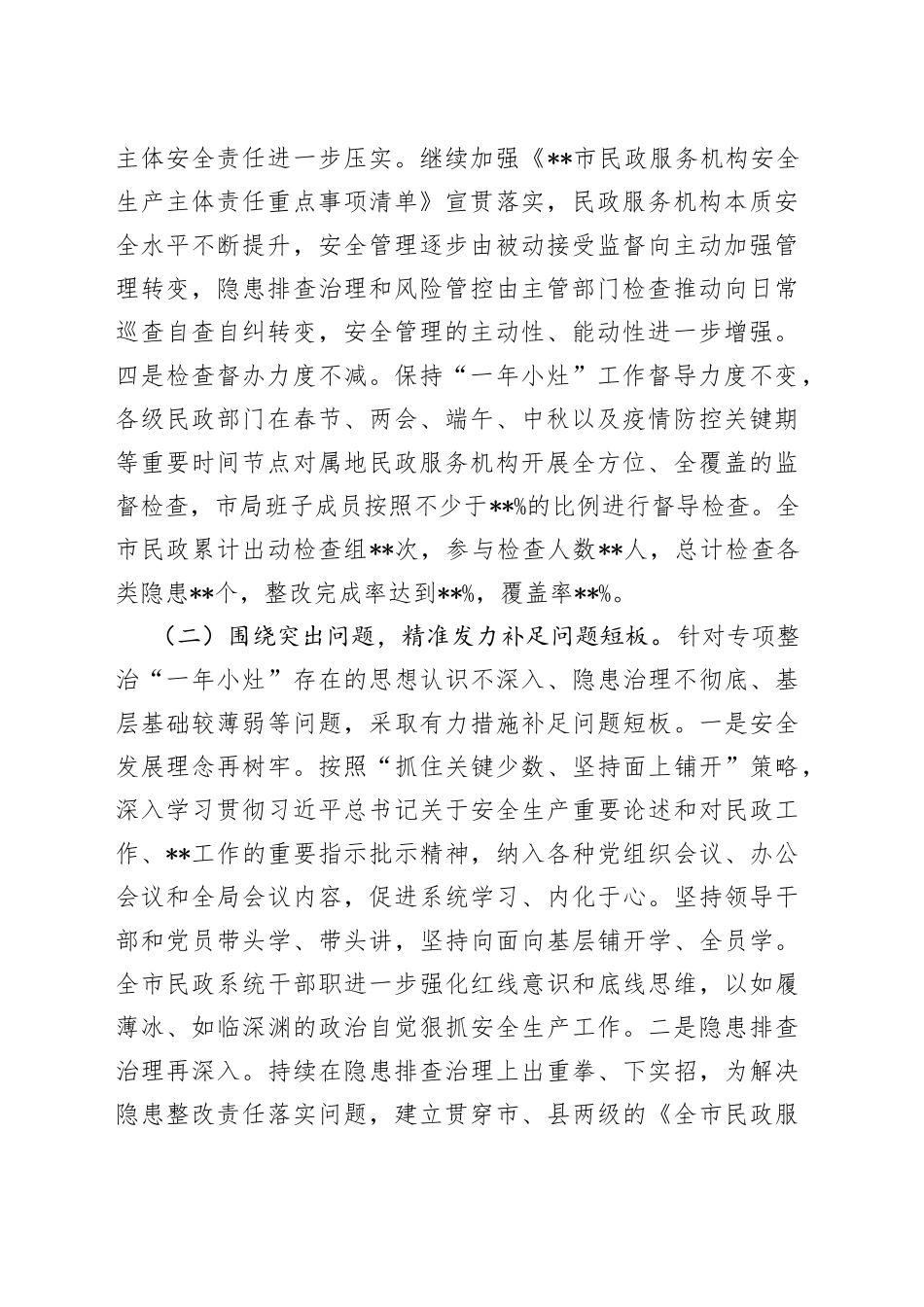 在全市民政系统安全生产工作会议上的讲话_第2页