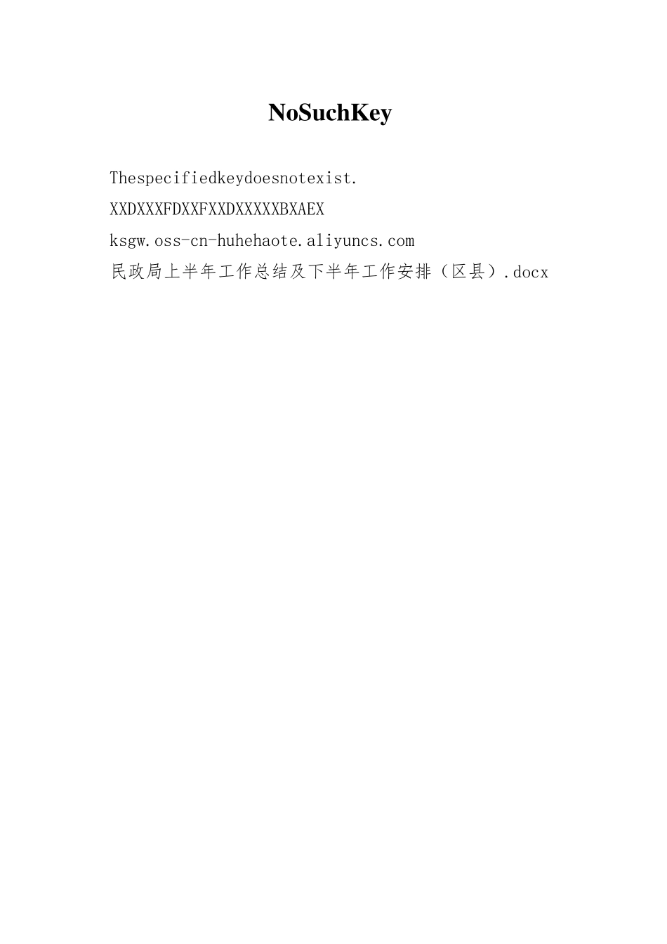 民政局上半年工作总结及下半年工作安排（区县）_第1页