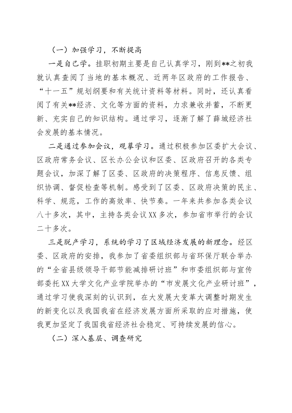 挂职副区长个人工作总结_第2页