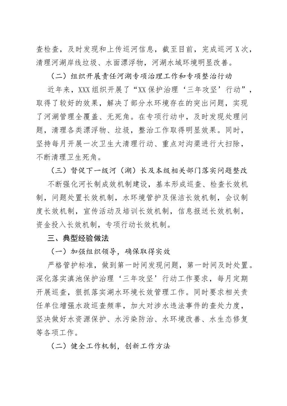 河（湖）长履职报告_第2页