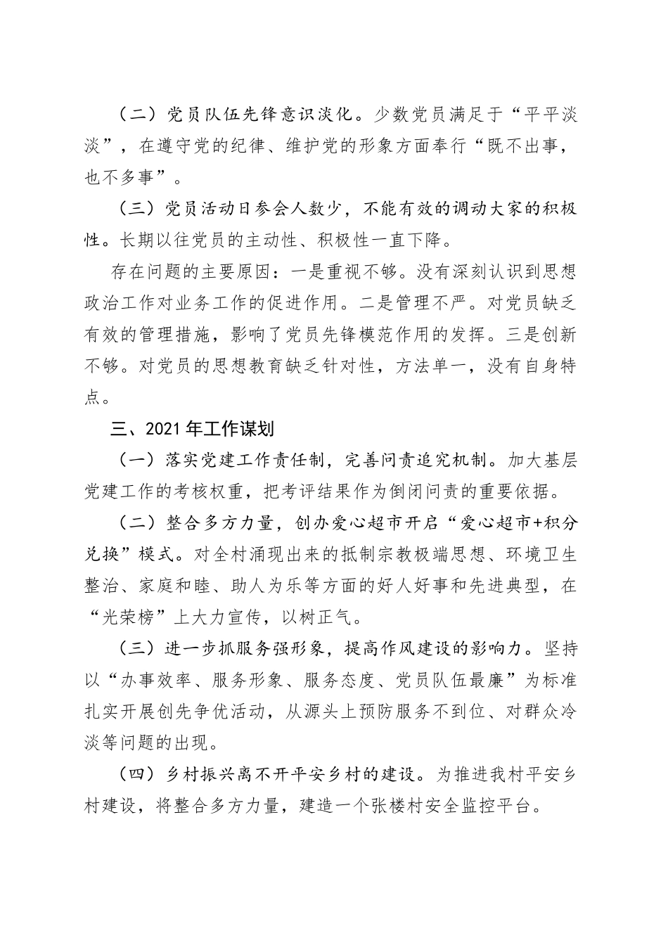 村党支部书记年度党建工作述职报告_第2页