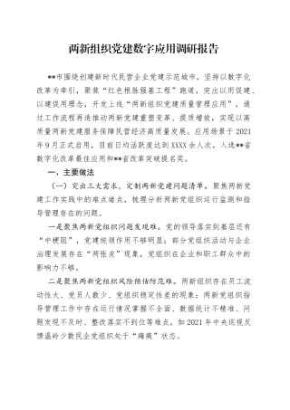 两新组织党建数字应用调研报告11