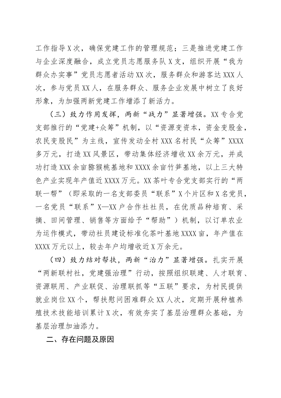 乡镇两新党建第一责任人述职报告_第2页