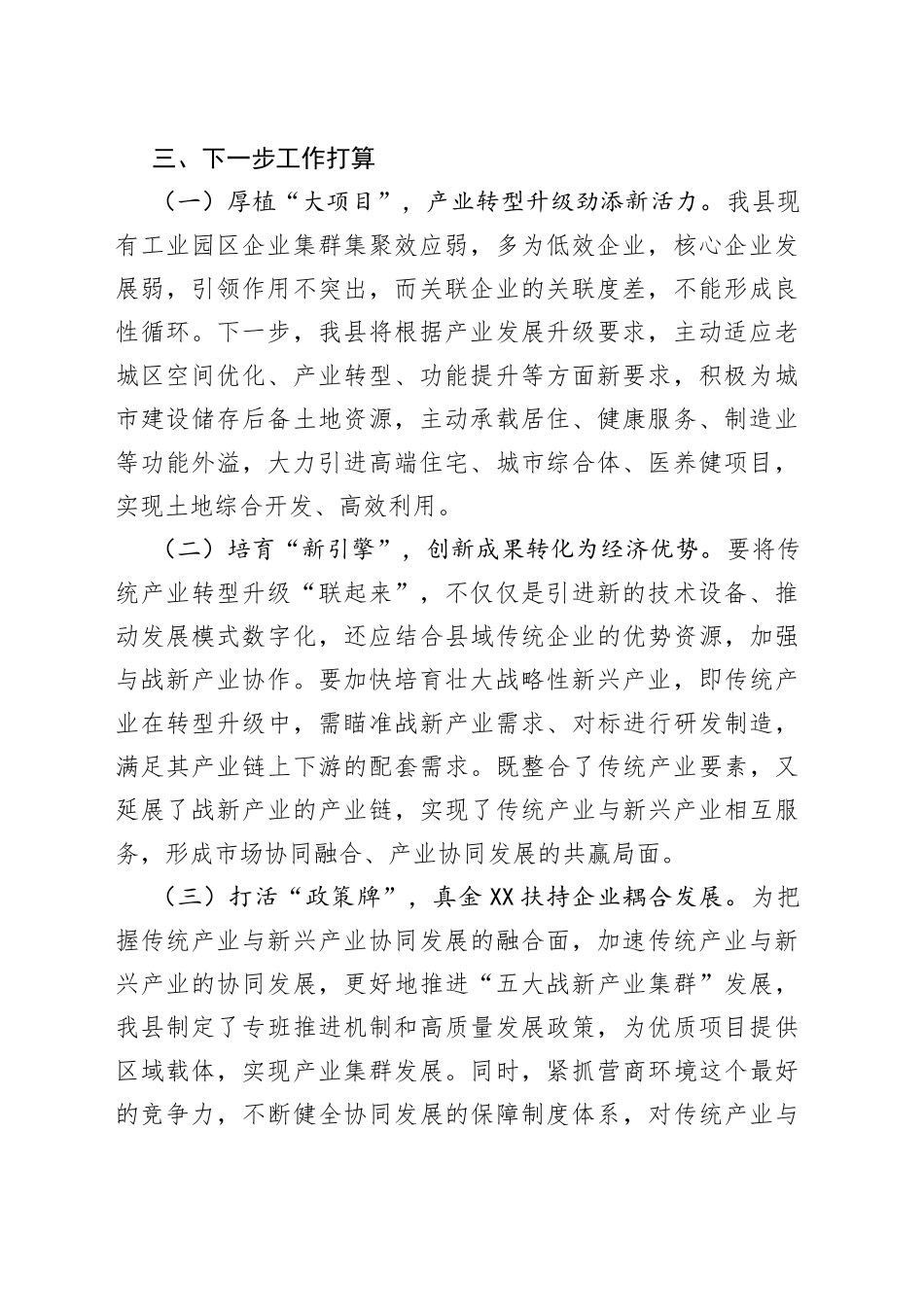 县委常委、常务副县长在全县战新产业座谈会上的讲话_第2页