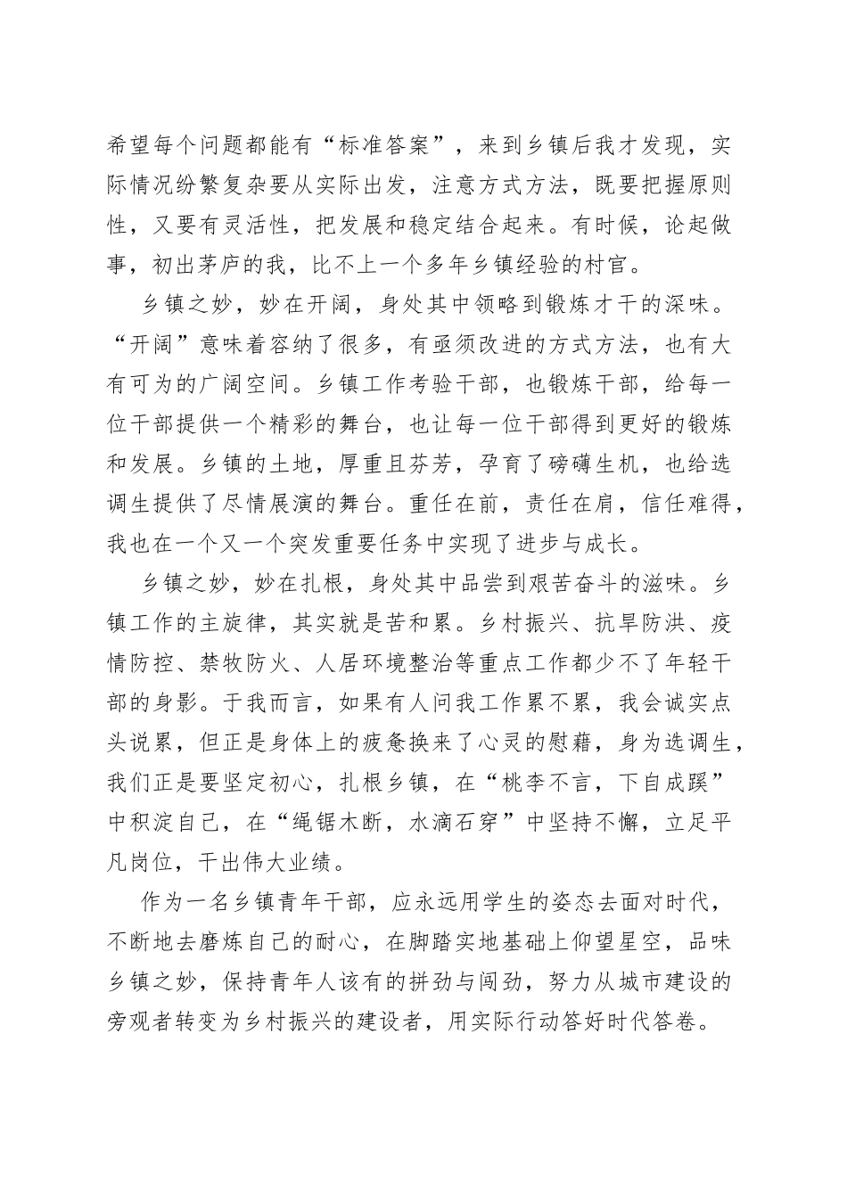 乡镇工作的“四个密码”_第2页