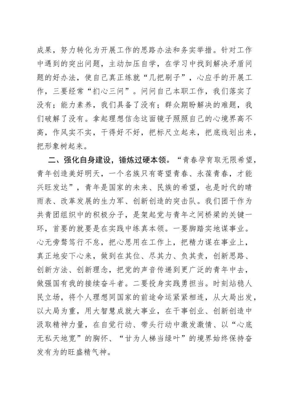 在团干座谈会上的发言稿_第2页