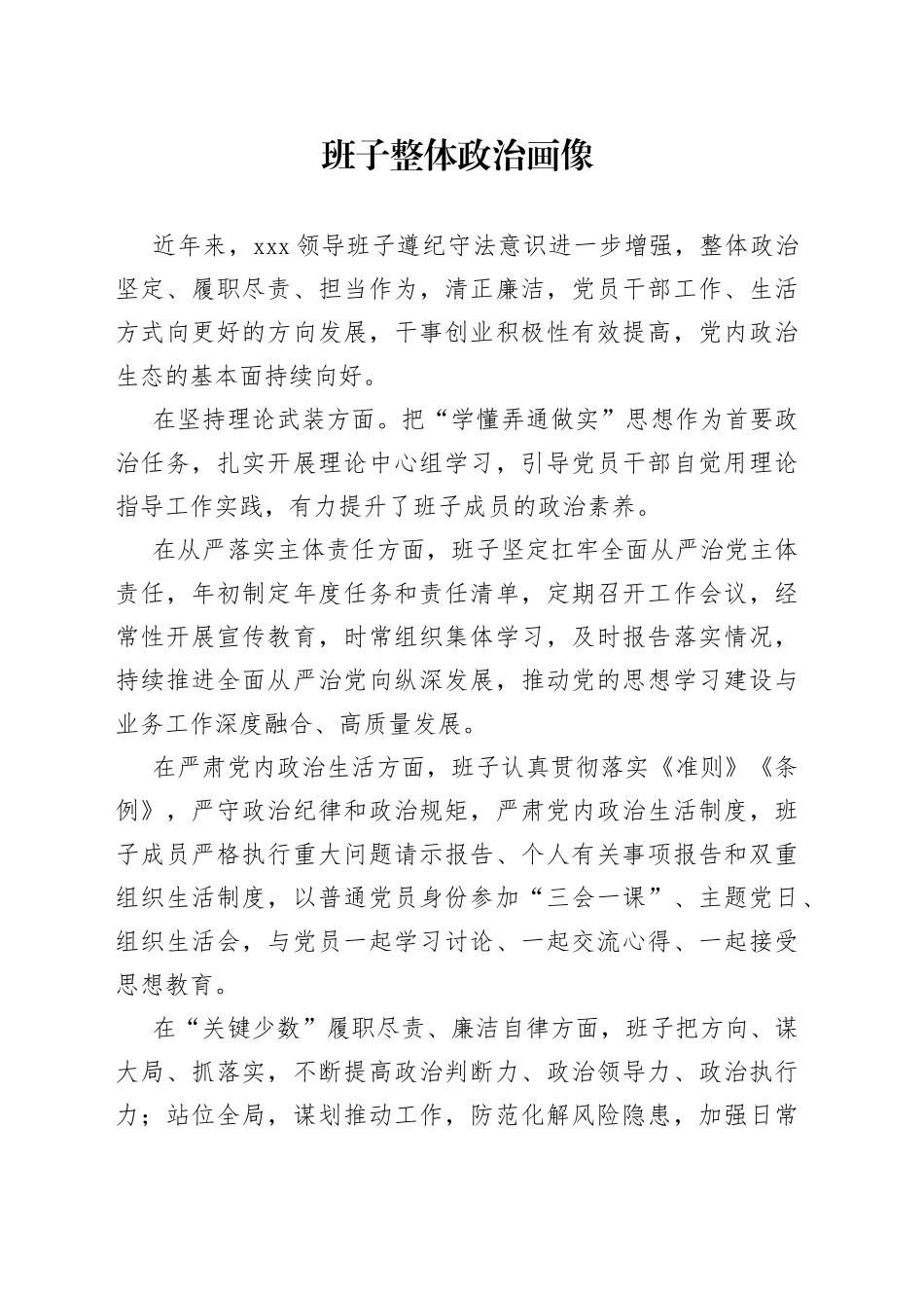 班子整体政治画像_第1页