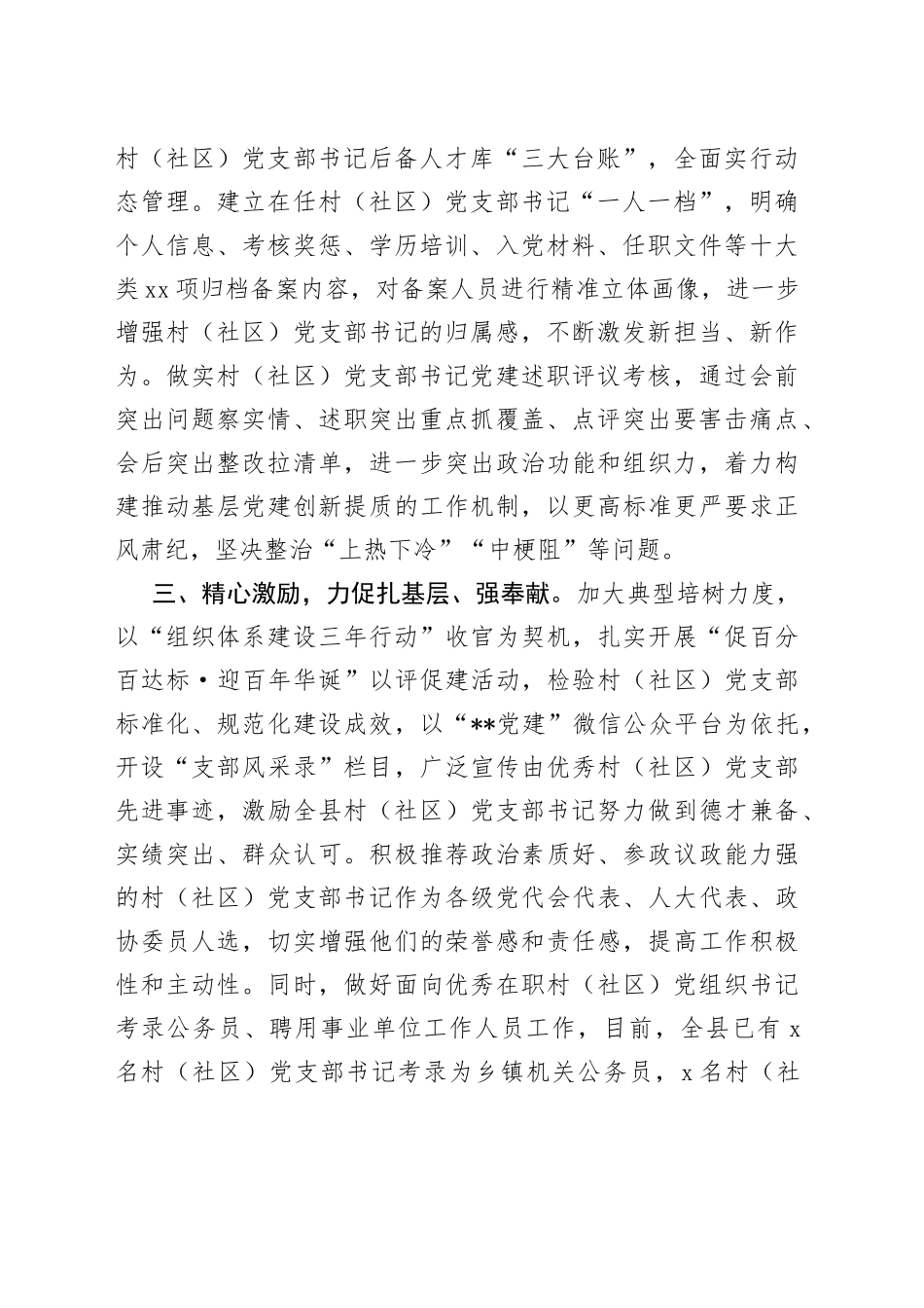 村党支部书记职业化体系建设工作汇报_第2页