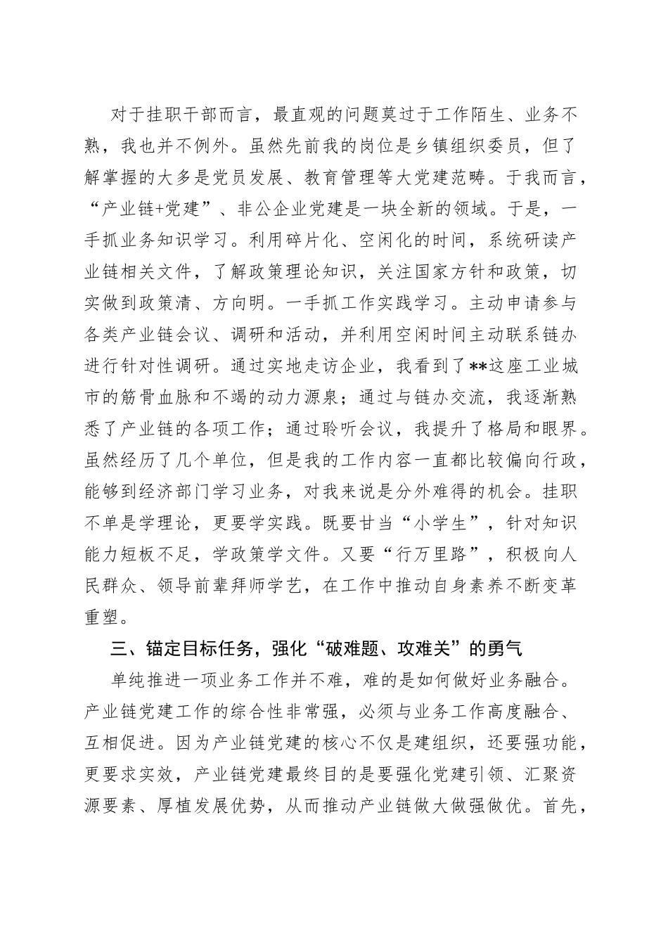 挂职干部座谈交流发言_第2页