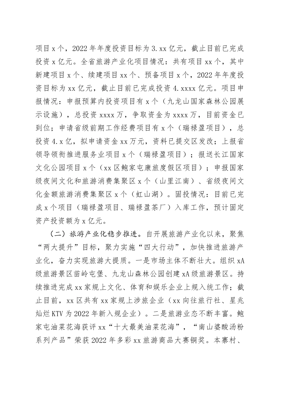 文体广电旅游局2022上半年工作总结_第2页