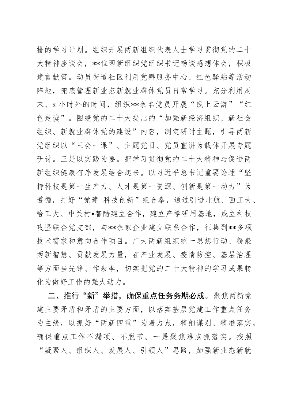 2022年度市两新党建工作总结_第2页