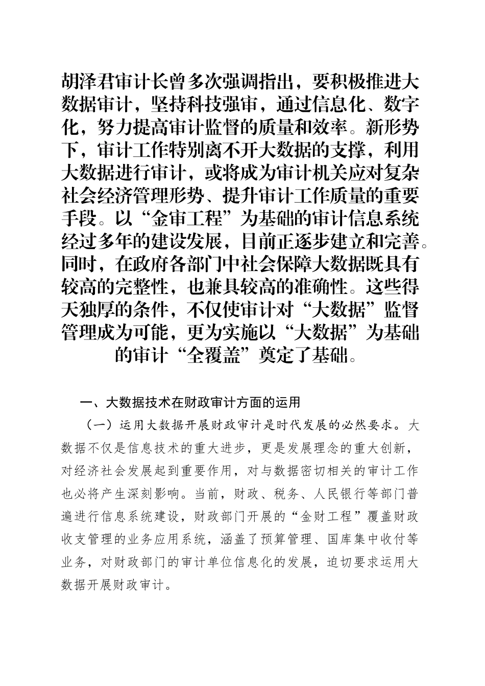 大数据审计调研报告_第1页