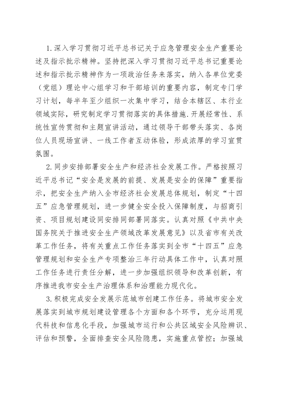 2023年某市安全生产和应急管理工作要点_第2页