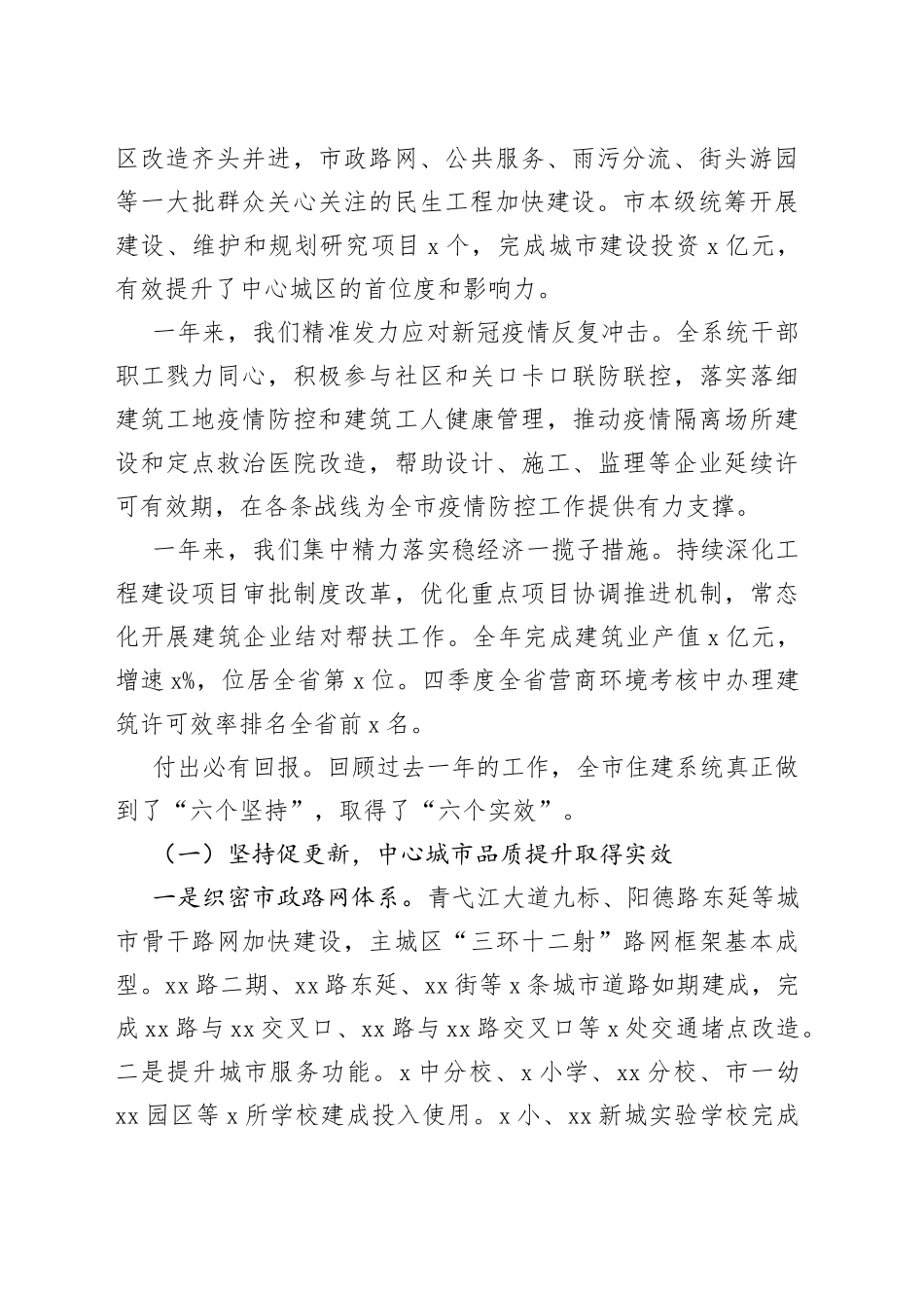 2023年全市住房城乡建设工作会议上的讲话_第2页