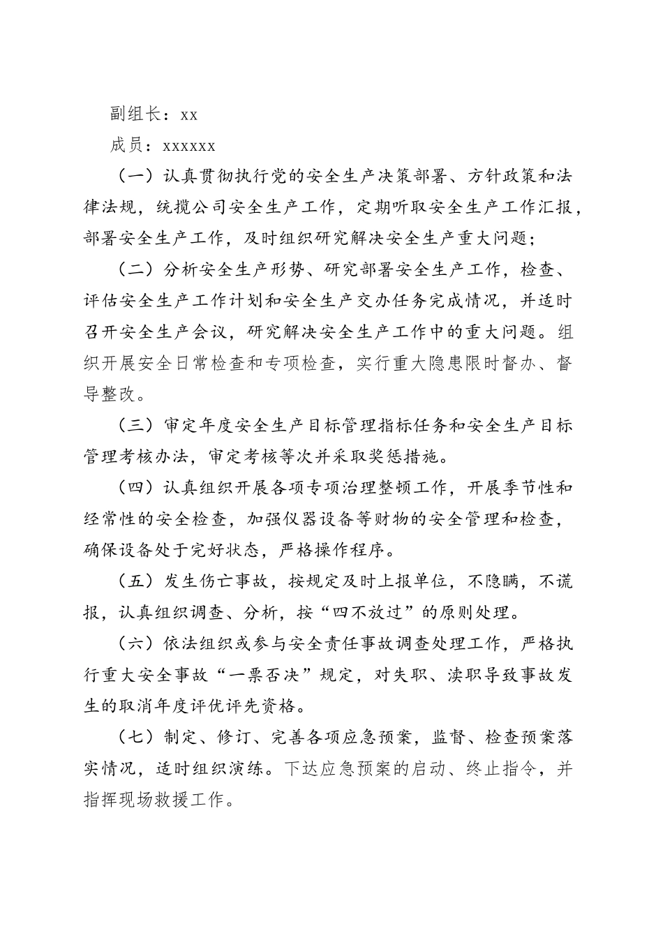 安全生产责任体系实施细则_第2页