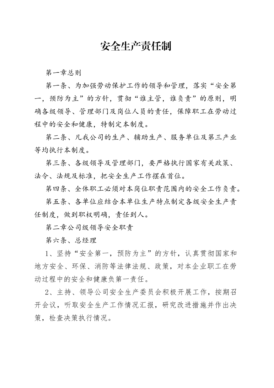 安全生产责任制_第1页