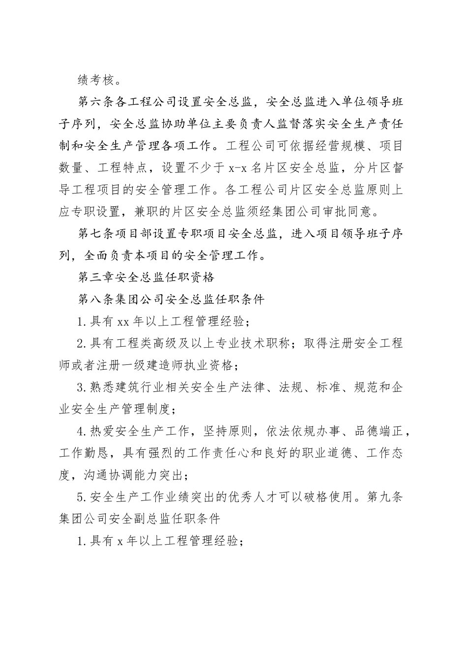 集团有限公司安全总监管理办法_第2页