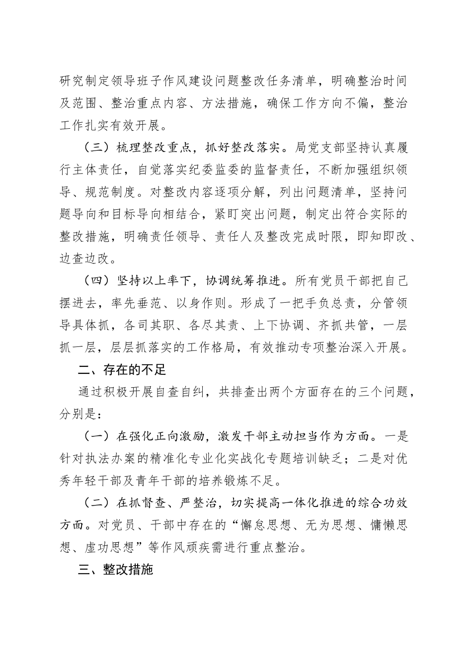 集中整治形式主义官僚主义工作情况报告_第2页