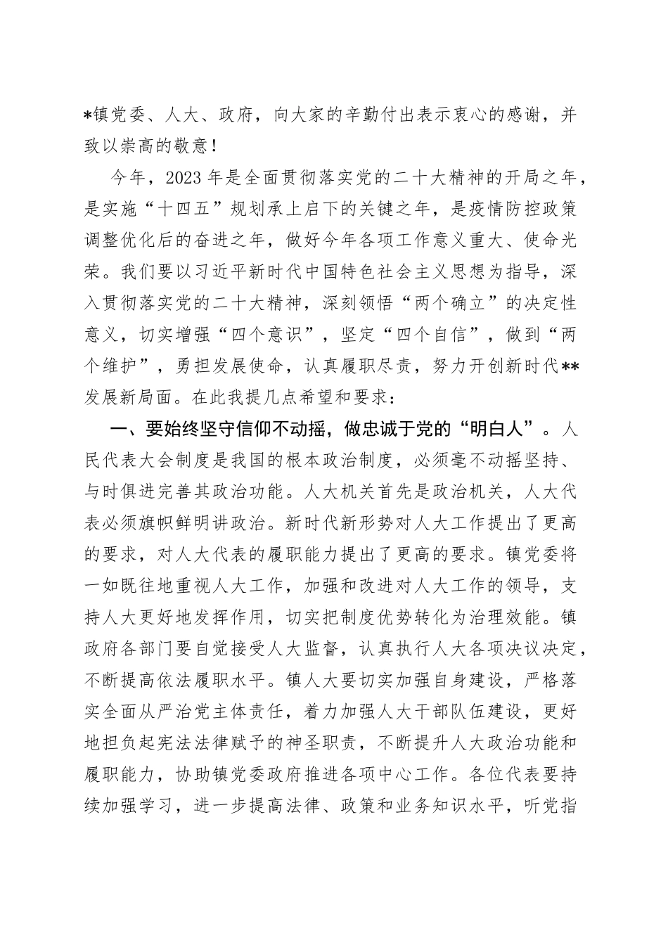 乡镇人大闭幕式讲话_第2页