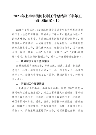 【4篇】2023年上半年工作总结和下半年计划（乡镇街道河长制、市场监督管理局、财政局、乡村振兴局）