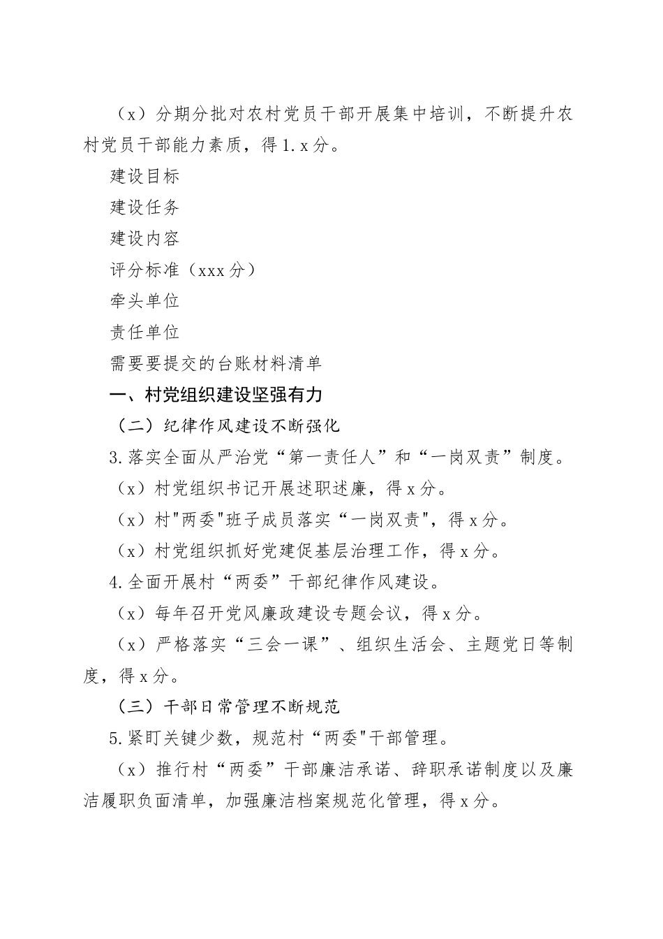 20230605  清廉乡村建设标准及评分细则_第2页