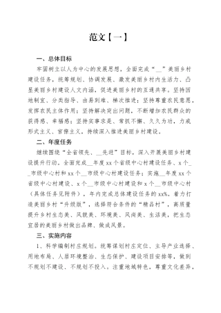 乡村振兴战略工作实施方案合集（10篇）