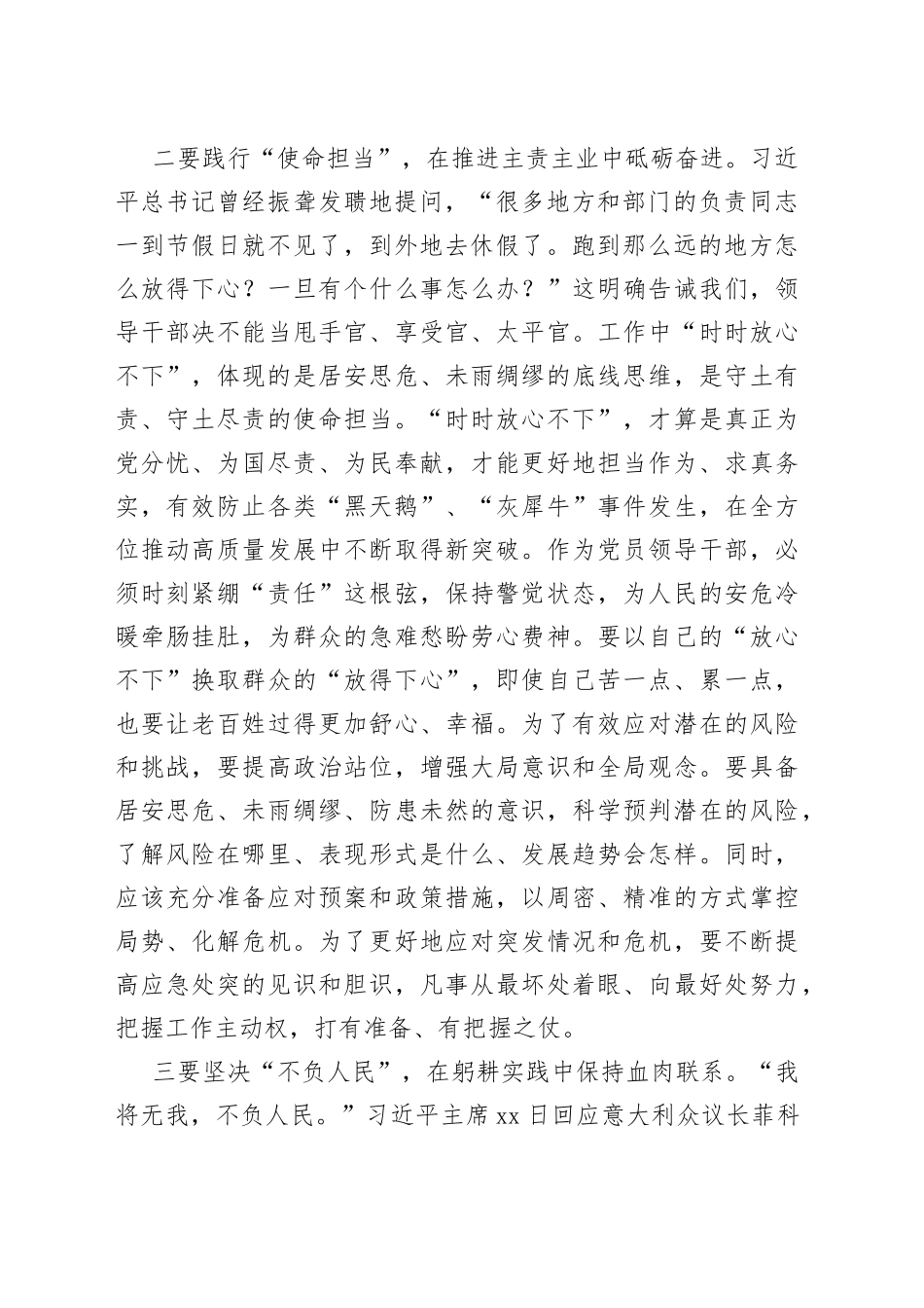 2023年主题教育学习感悟：在推进主责主业中砥砺奋进_第2页