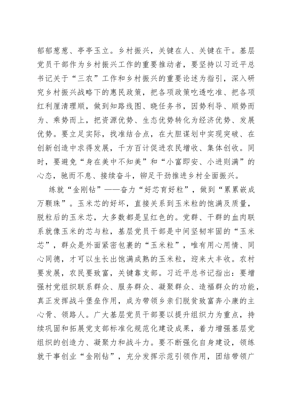 争做“玉米式”基层党员干部 - 副本_第2页