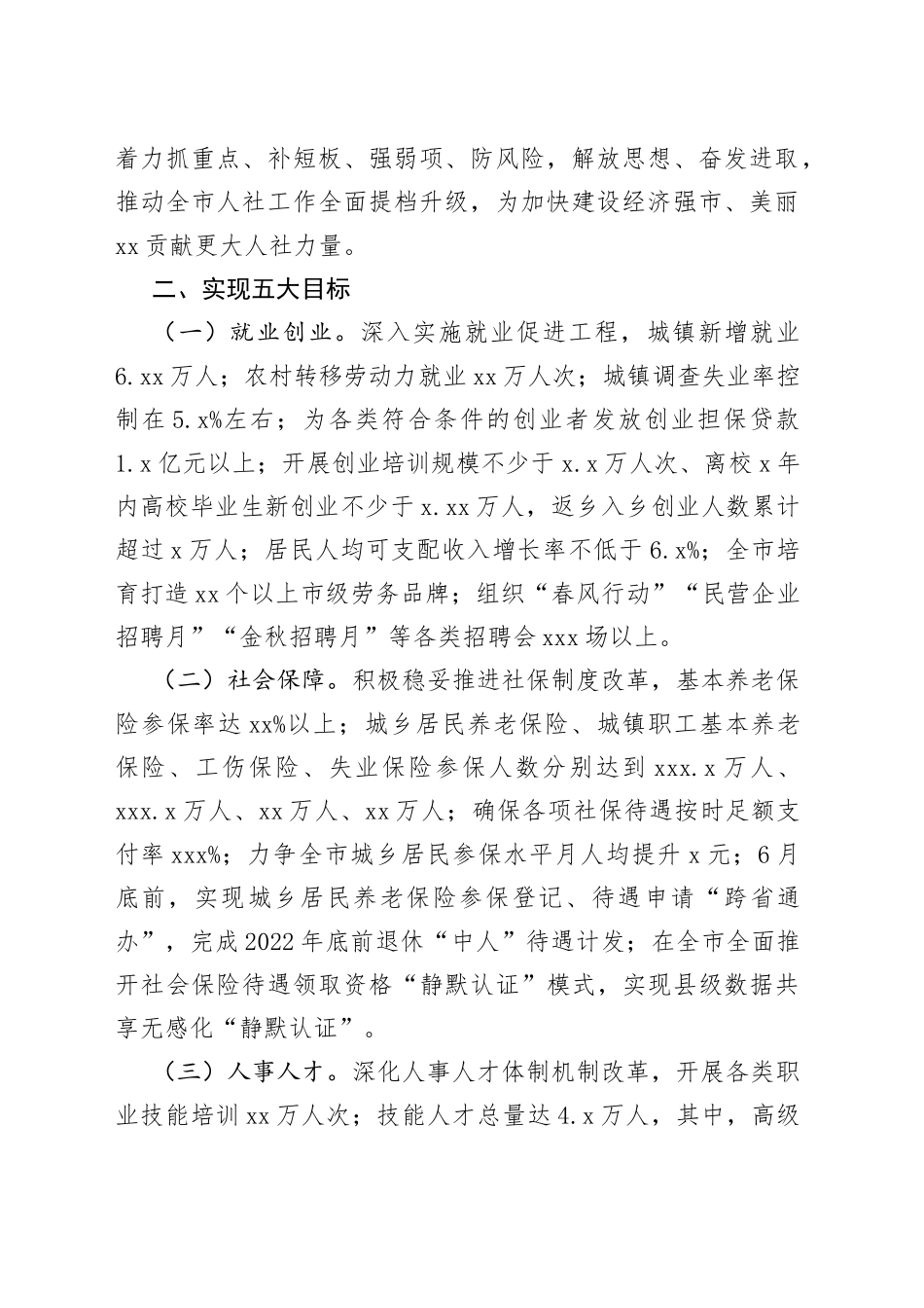 2023年全市人社工作要点_第2页