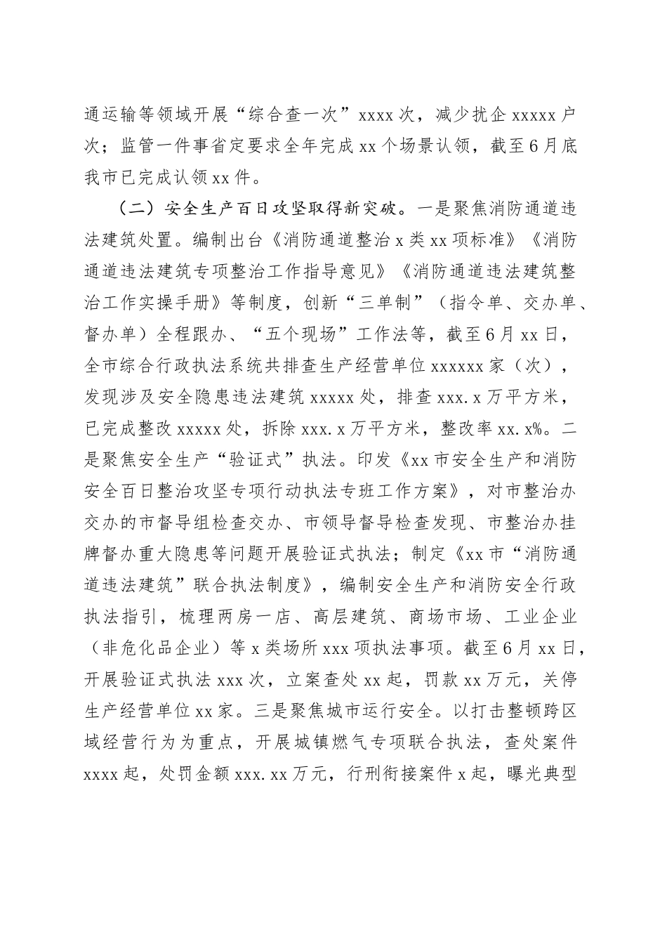 市综合行政执法局2023年上半年工作总结和下半年工作思路（20230720）_第2页