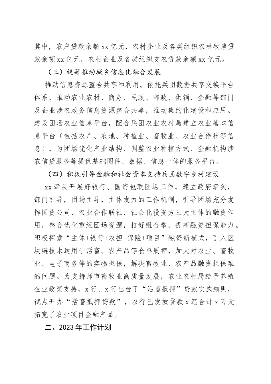 数字乡村工作总结和X年工作计划_第2页