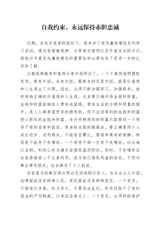 党风廉政建设学习心得体会