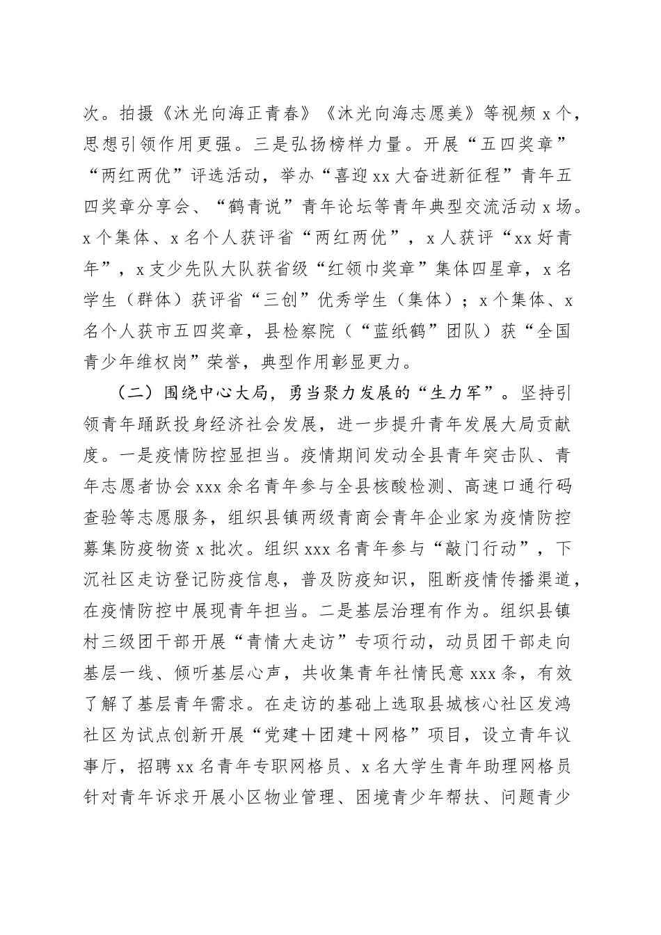 对XX团委半年工作总结_第2页