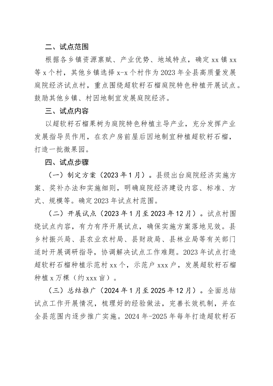 鼓励全县高质量发展庭院经济试点工作方案_第2页