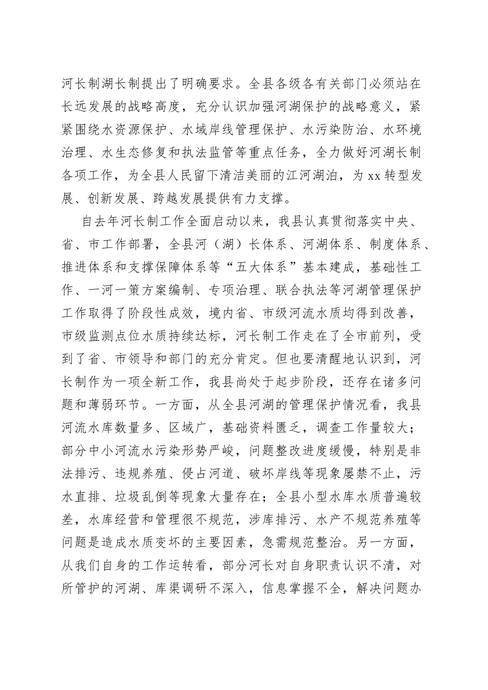河长制领导小组讲话_第2页