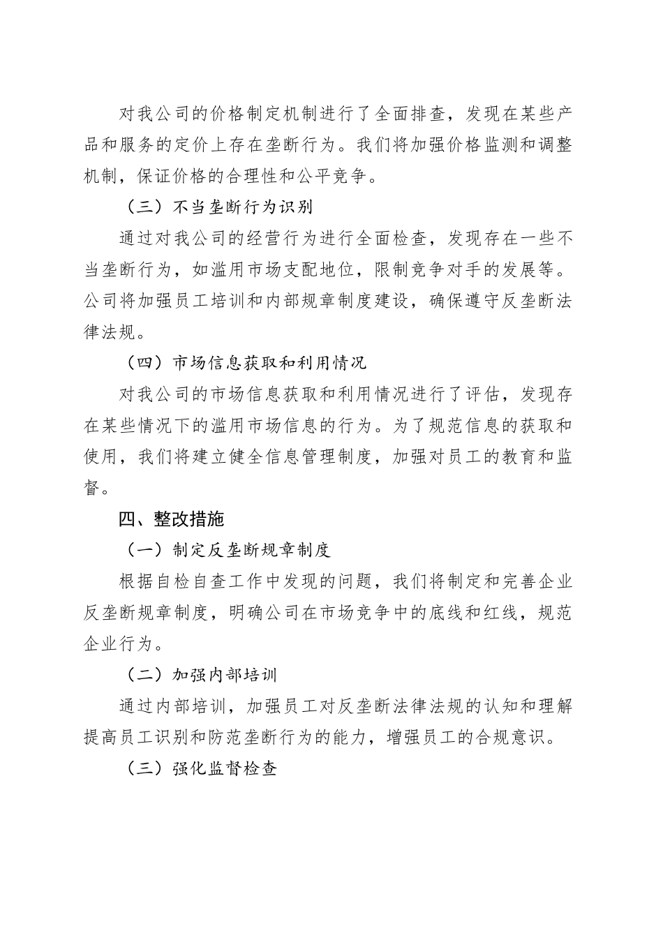 反垄断自检自查总结汇报_第2页