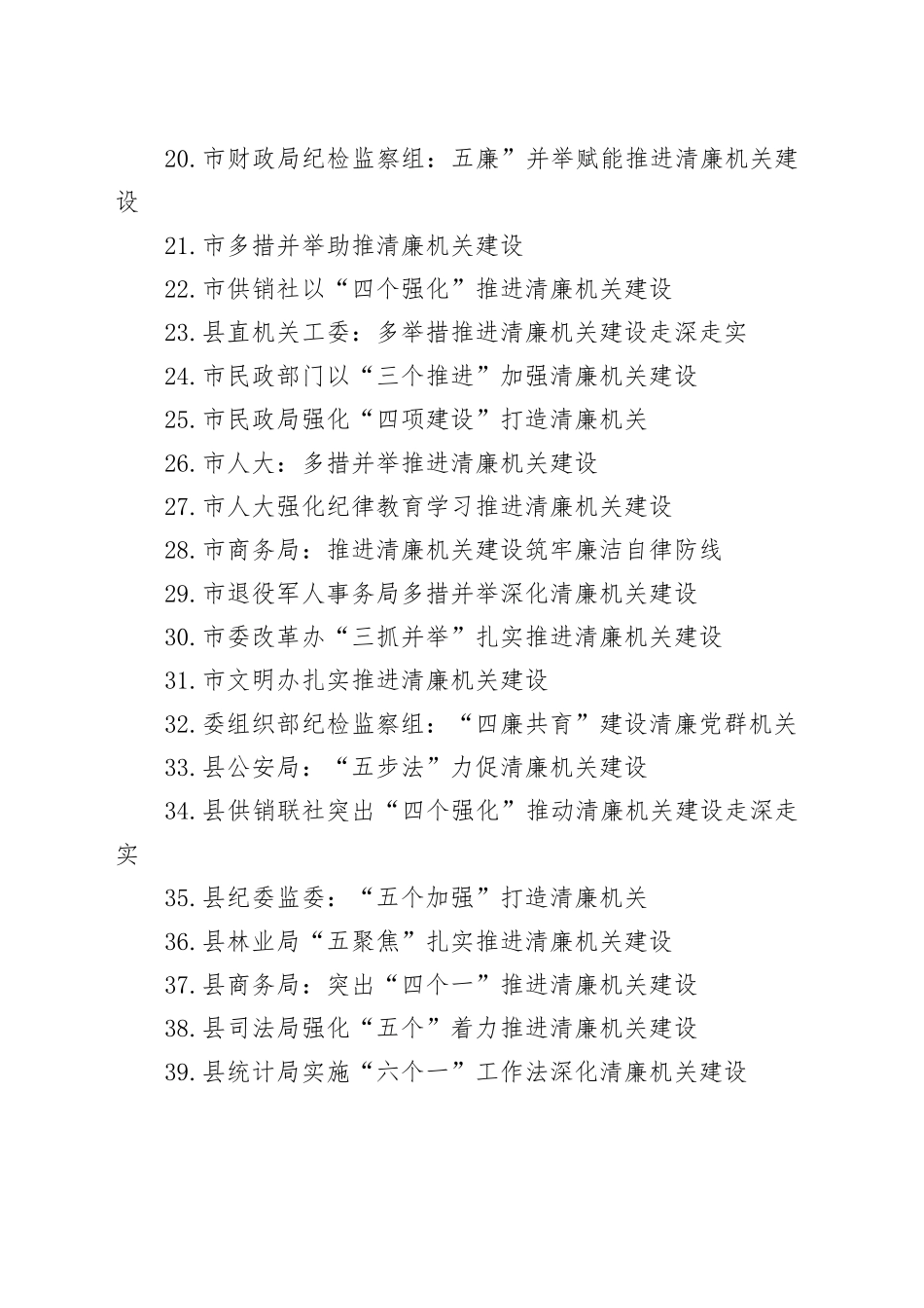 42篇清廉机关建设工作经验总结汇报报告_第2页