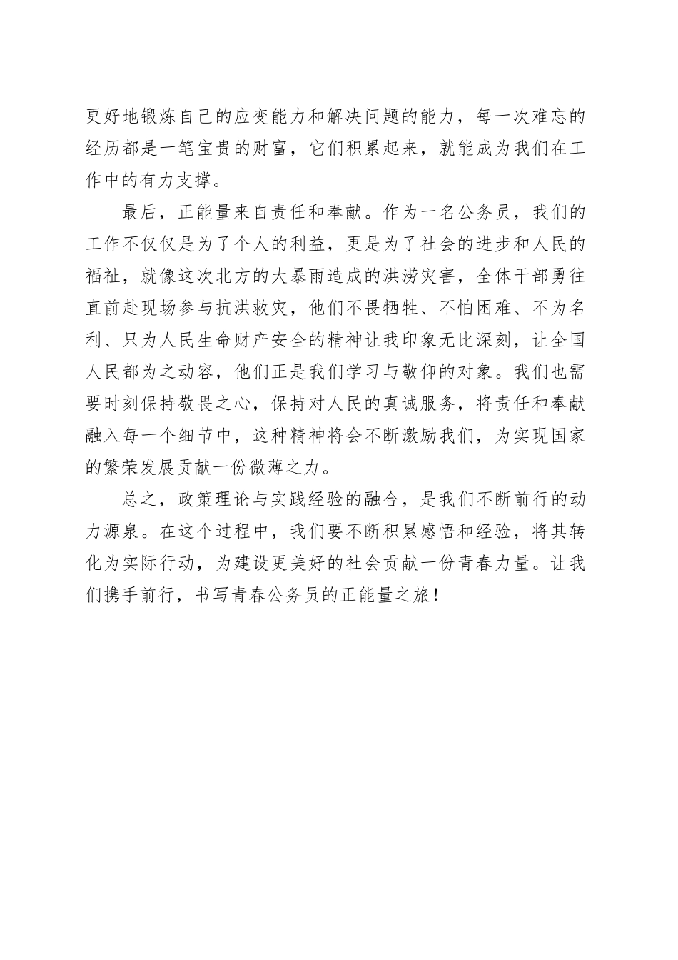 初任公务员写作培训发言稿_第2页