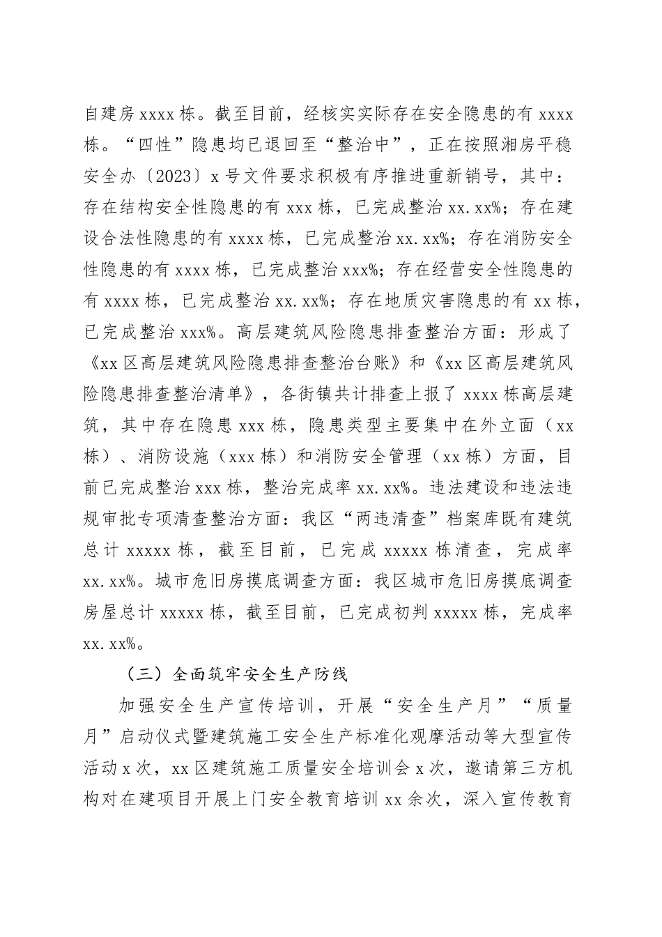 区住房和城乡建设局2023年度工作总结（20240108）_第2页