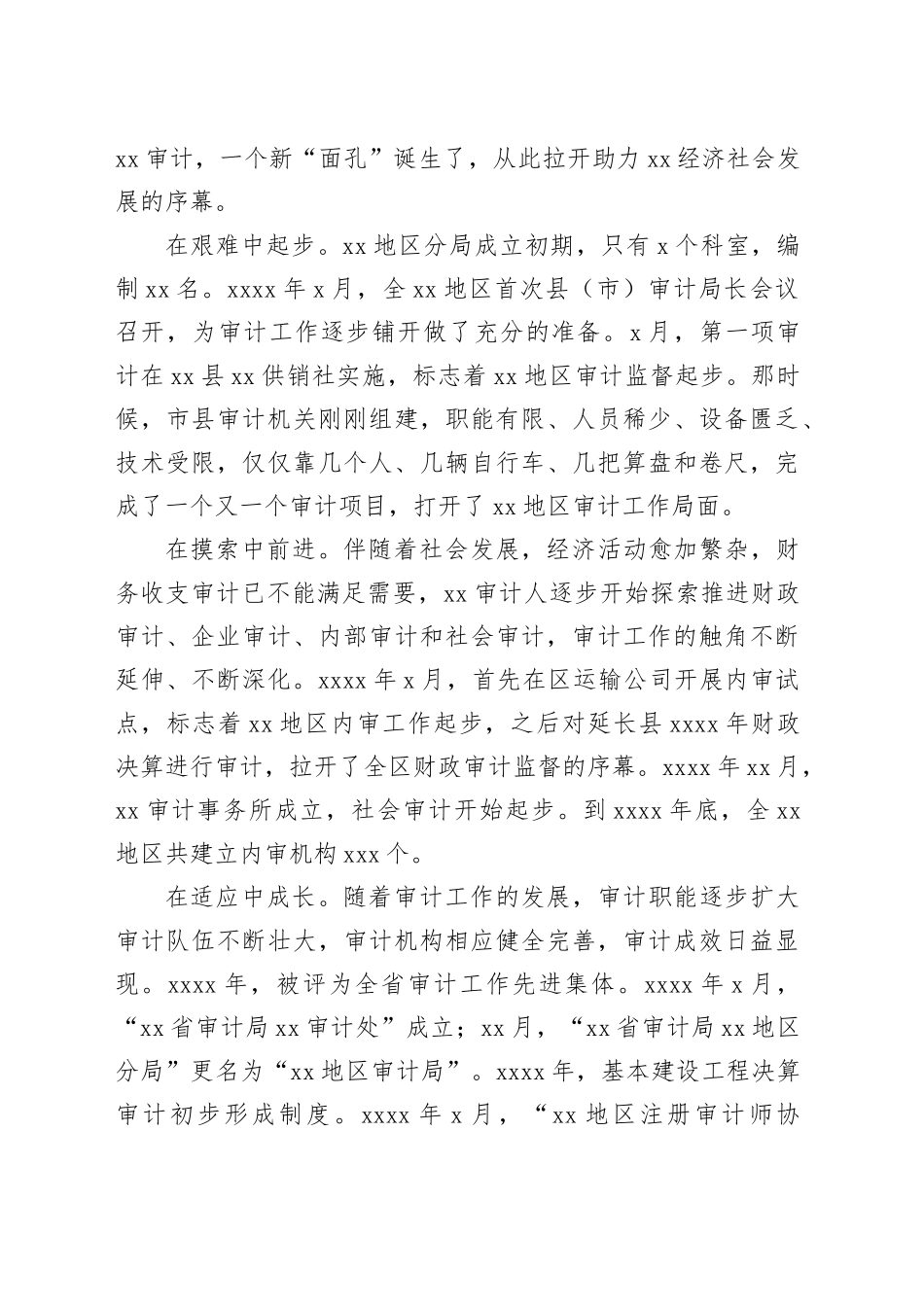 审计局xx年工作回顾材料_第2页