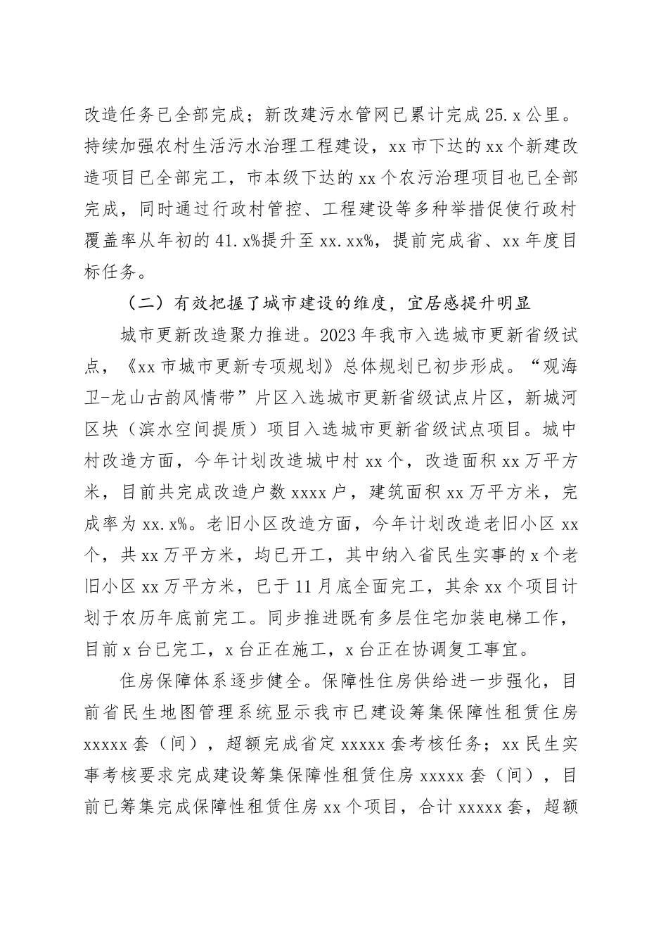 市住建局2023年工作总结和2024年工作思路（20231207）_第2页