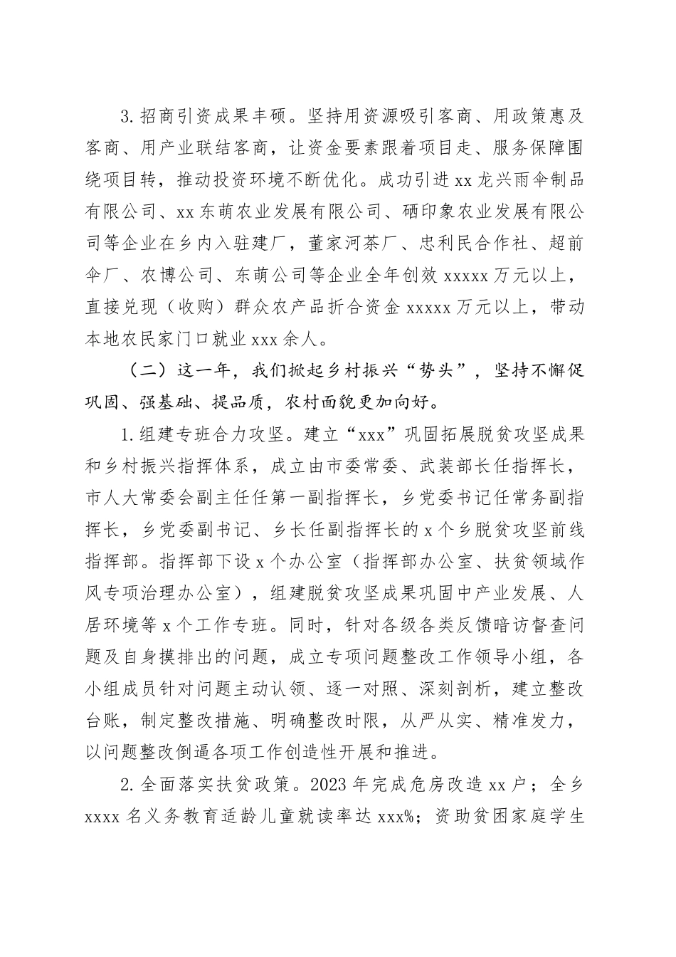 乡镇街道工作总结_第2页