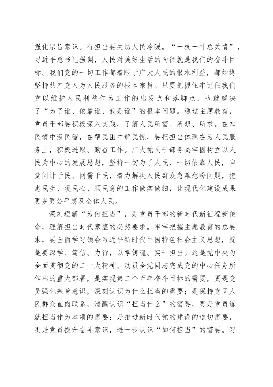 研讨发言：踔厉奋发 勇毅前行 在中国式现代化建设新征程上彰显担当作为_第2页