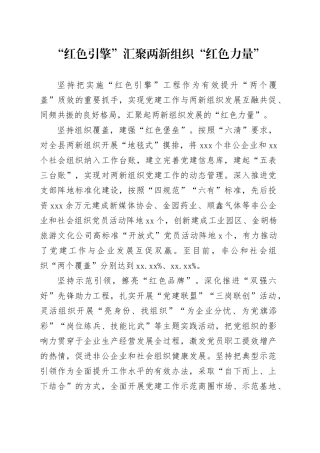 “红色引擎”汇聚两新组织“红色力量”