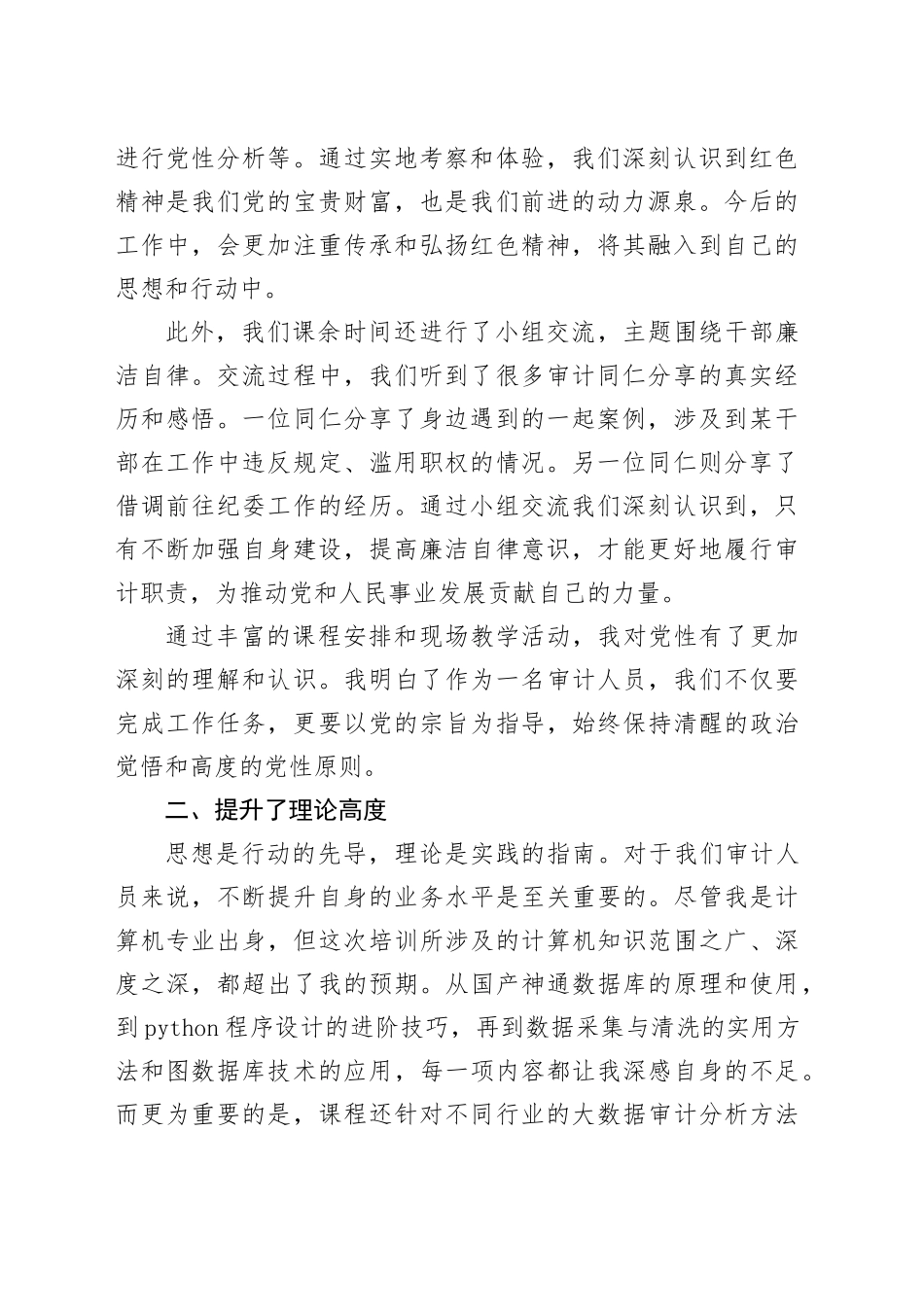 0126计算机审计中级培训总结_第2页