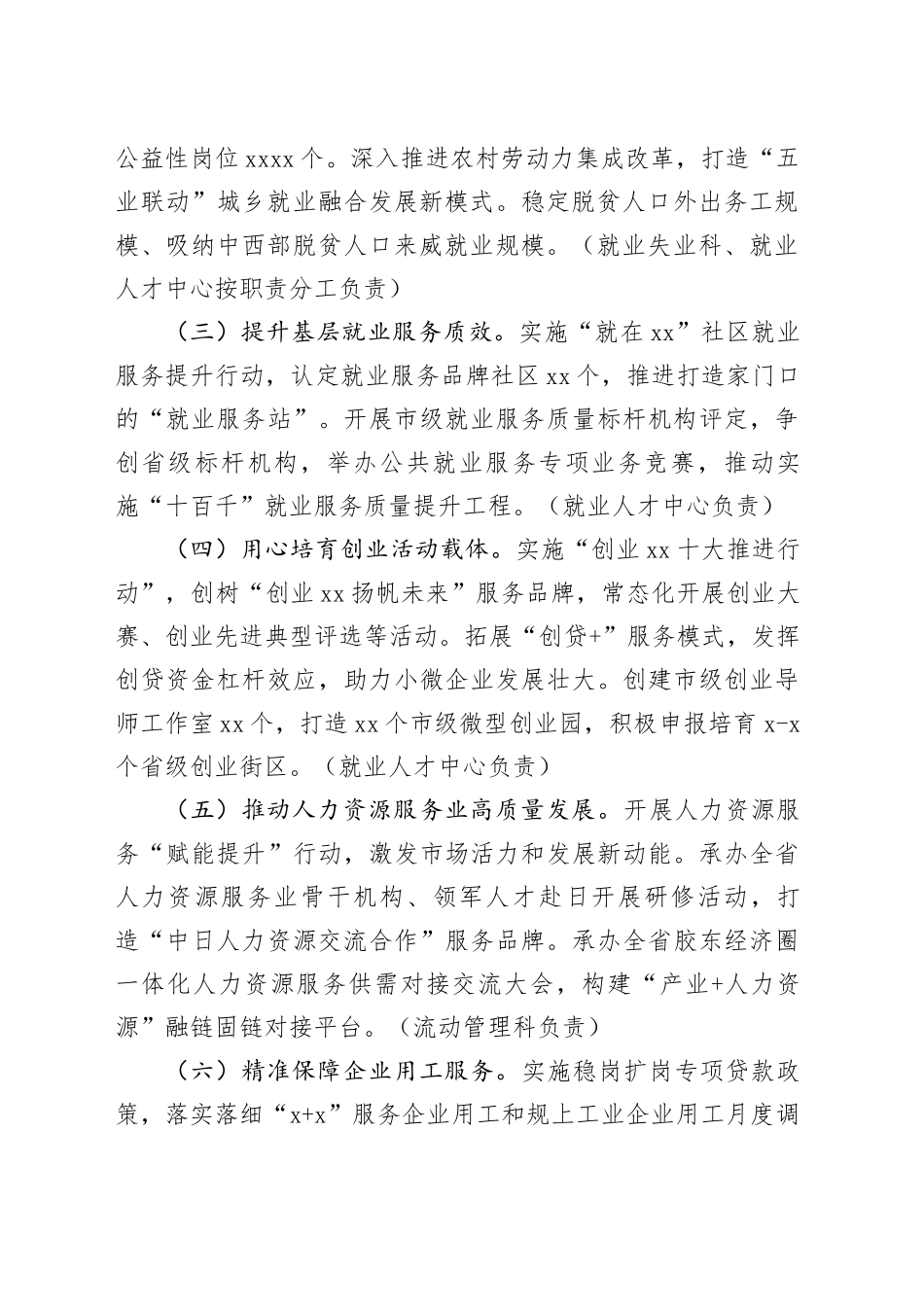 2024年全市人力资源社会保障工作要点（20240415）_第2页