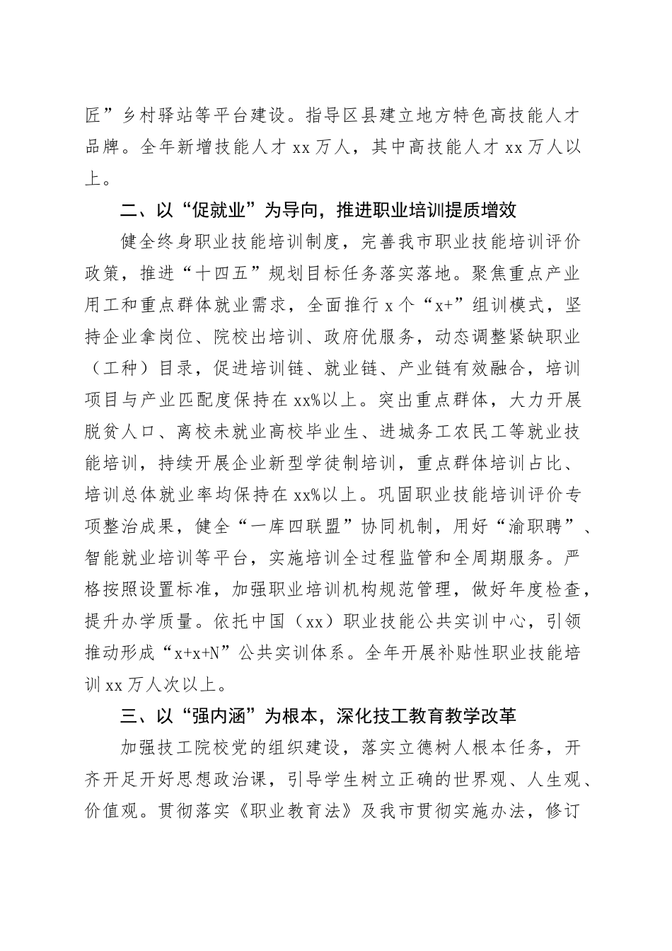 2024年全市职业能力建设工作要点（20240412）_第2页