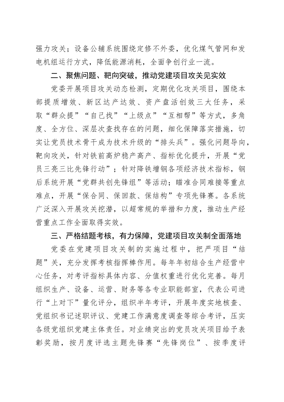 经验交流：实施先锋赛项目制管理 提升基层党建工作质量_第2页